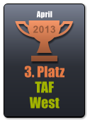 3. Platz TAF West 2013 April