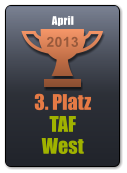 3. Platz TAF West 2013 April