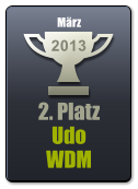 2. Platz Udo WDM  2013 Mrz