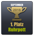 1. Platz Ruhrpott 2016 SEPTEMBER